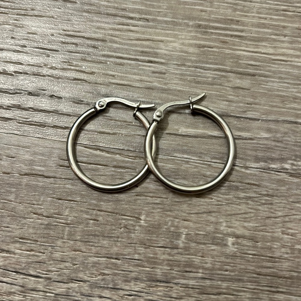 Sterling Silver hoops